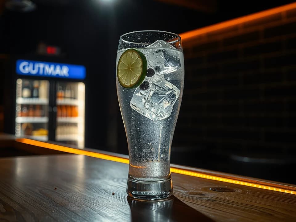 Gin tonic en la barra de ARENA